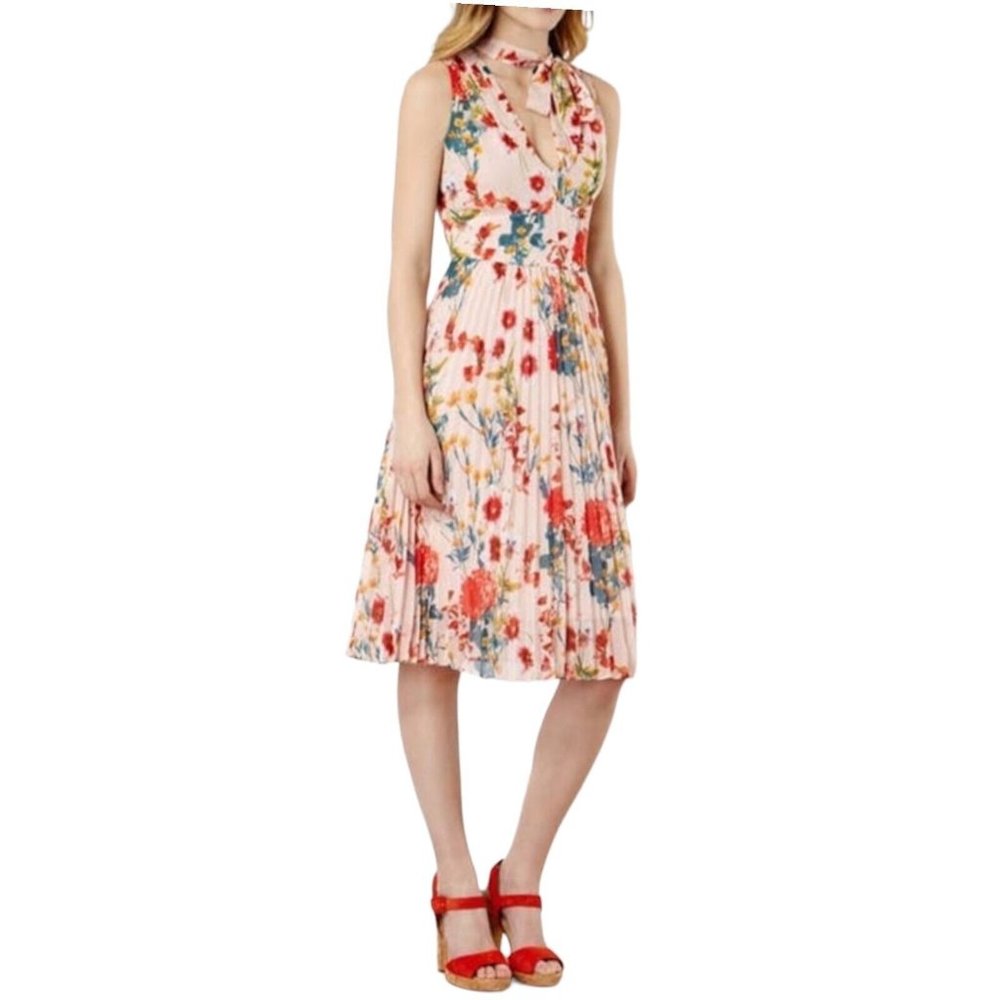 Karen Millen Floral Midi Dress - Multicolor